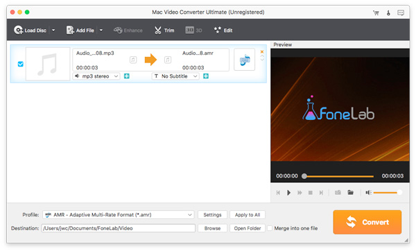 load audio file