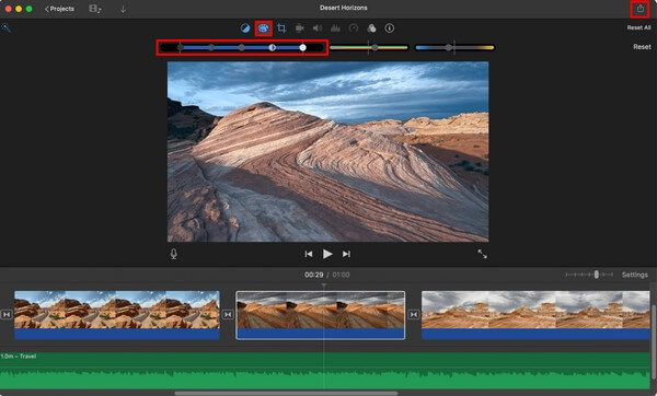 Torne um vídeo mais brilhante usando o iMovie