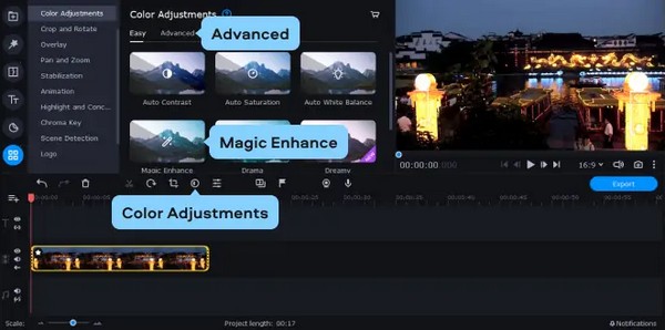 Click the Color Adjustments icon