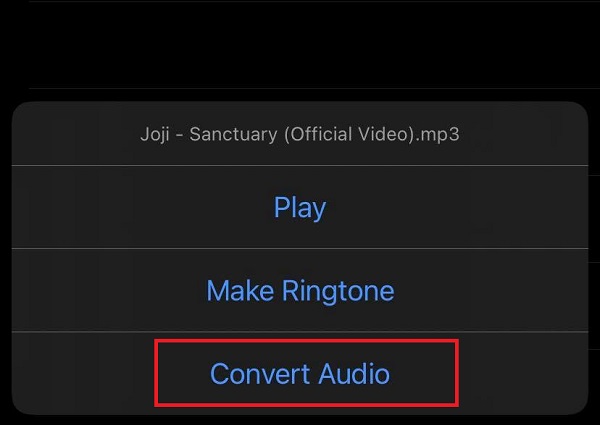 convert audio