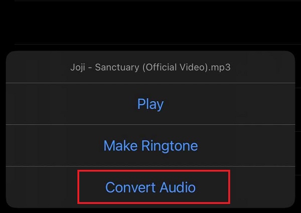 convertir l'audio