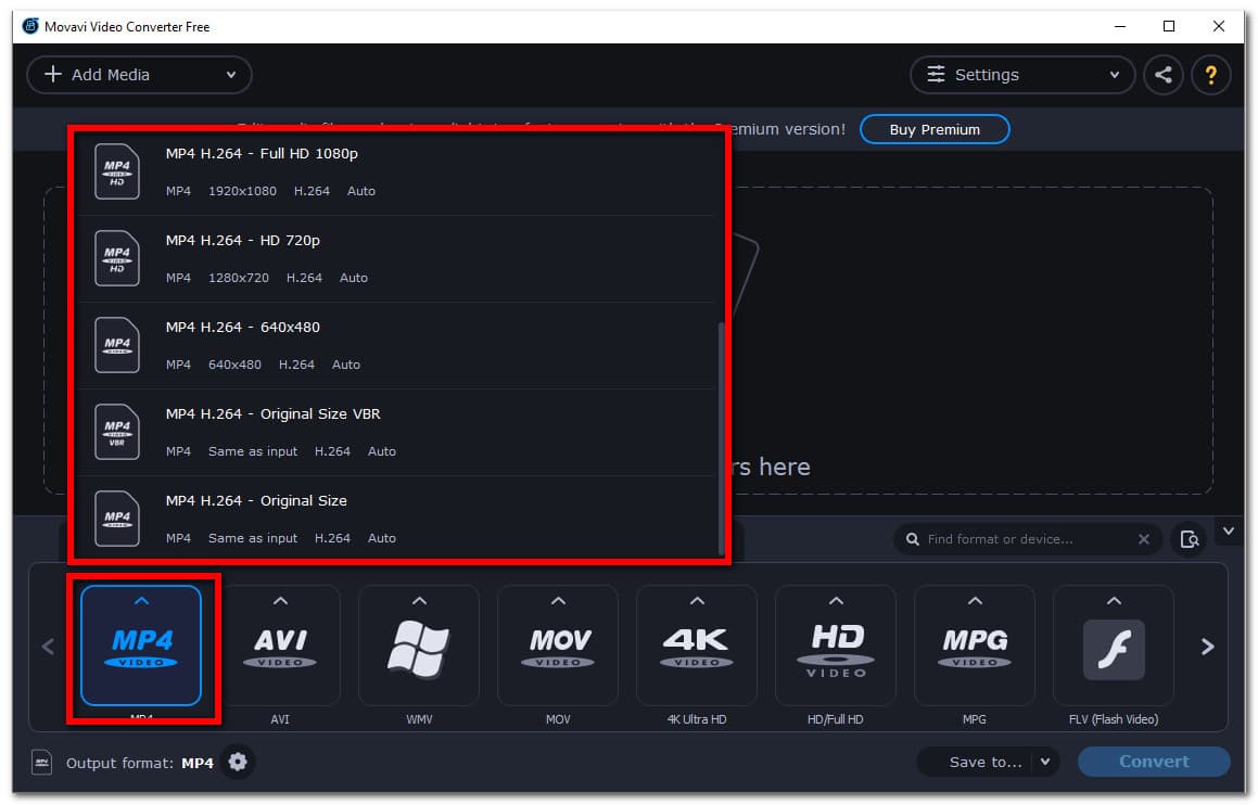 output panel