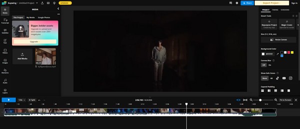 edit video on kapwing