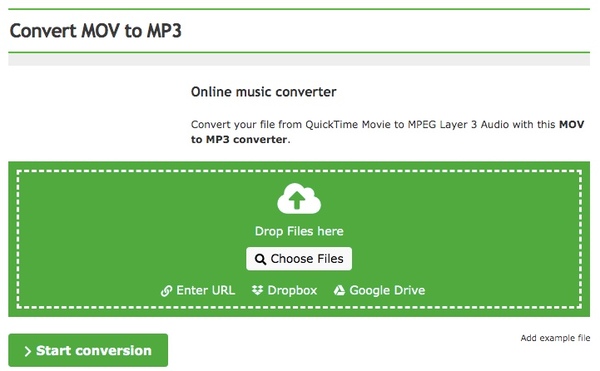 online converter mov to mp3