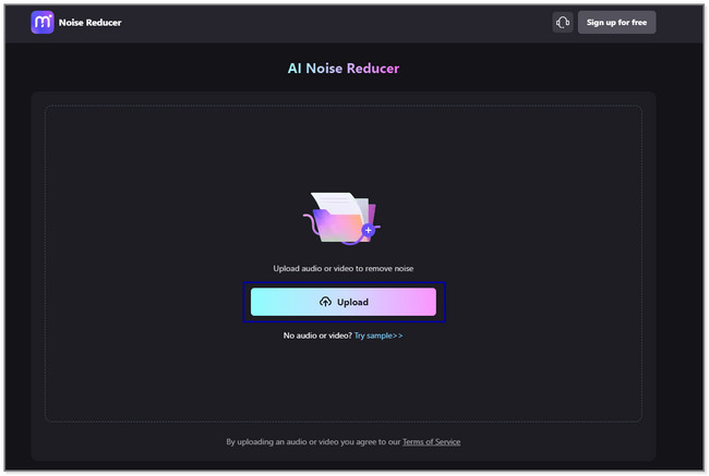 Click the Upload button