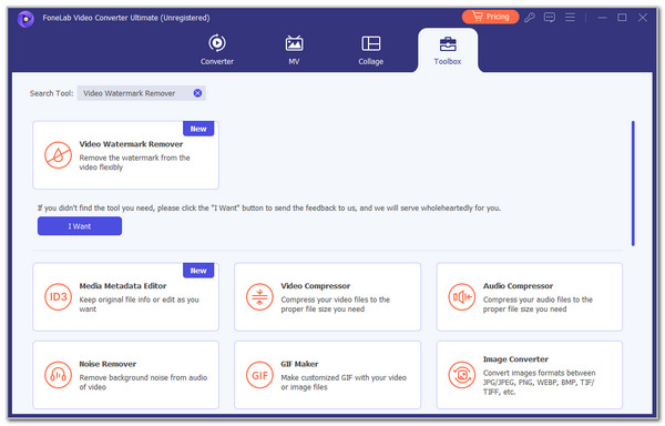 Click Toolbox Button
