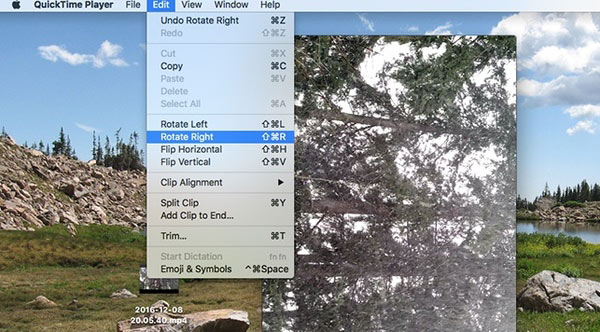 rotate video on mac