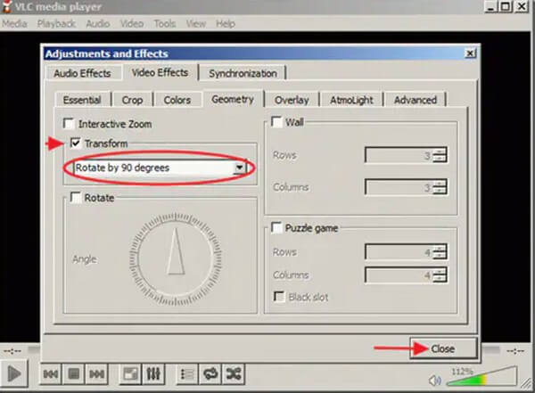 Click the Video Effects tab