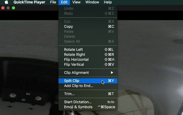 split audio in quicktime
