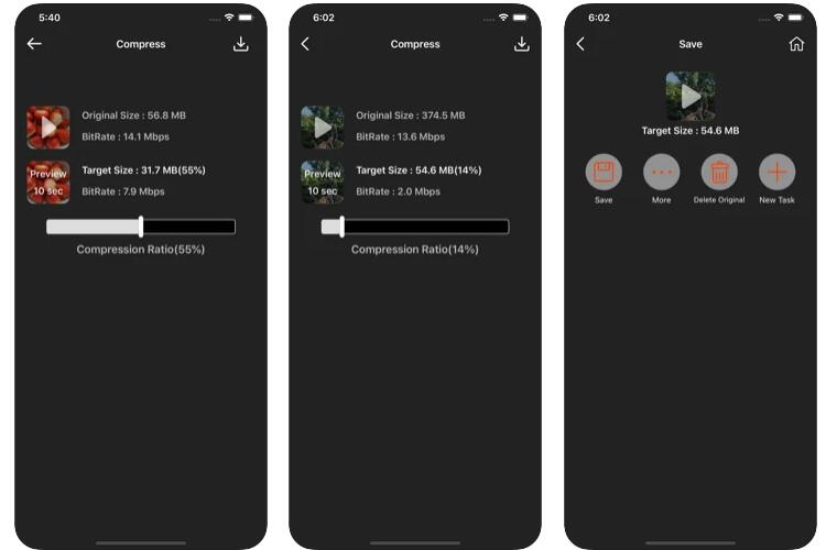 Come ridurre un file video tramite app di terze parti