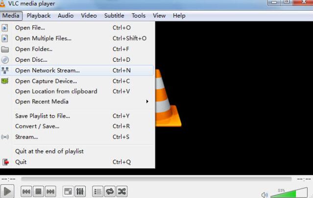 VLC импорта файлов
