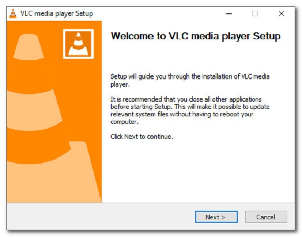 set up vlc