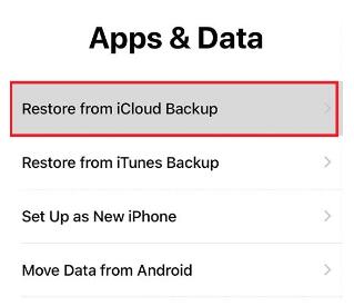 Transferir WhatsApp de iPhone a iPhone desde iCloud Backup