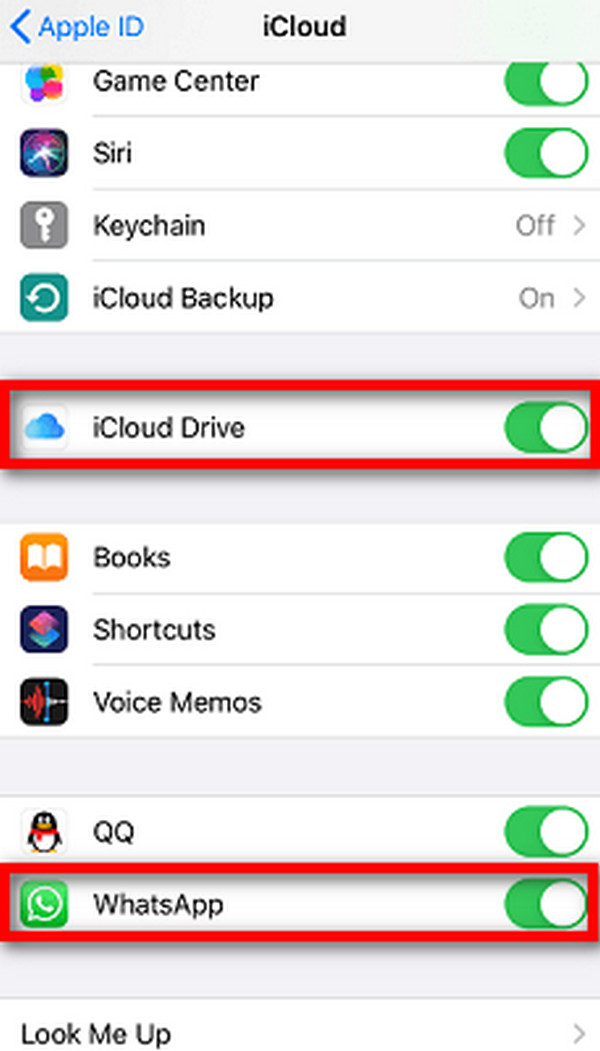 Save WhatsApp Audio in iPhone with iCloud